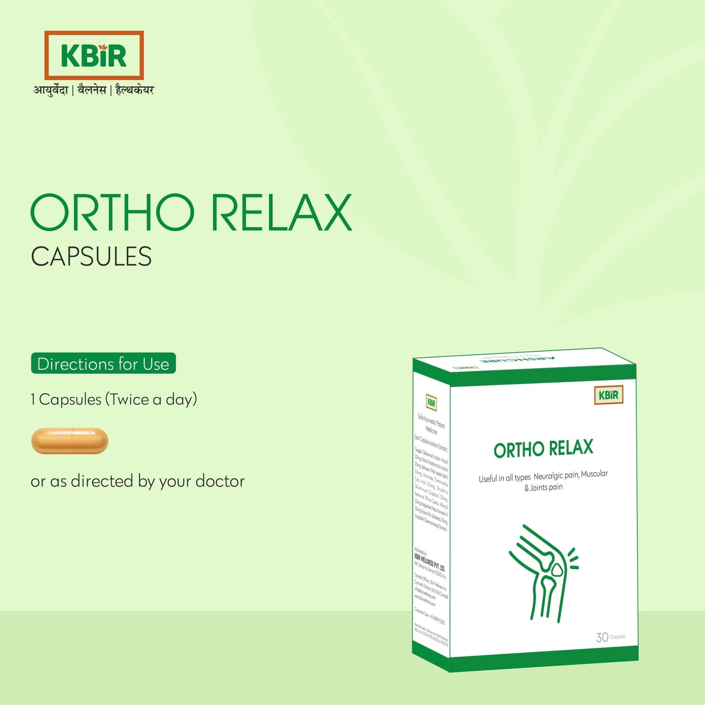 ORTHO RELAX Capsule 30-CAP(500mg)