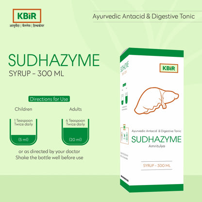 SUDHAZYME SYRUP 300 ML
