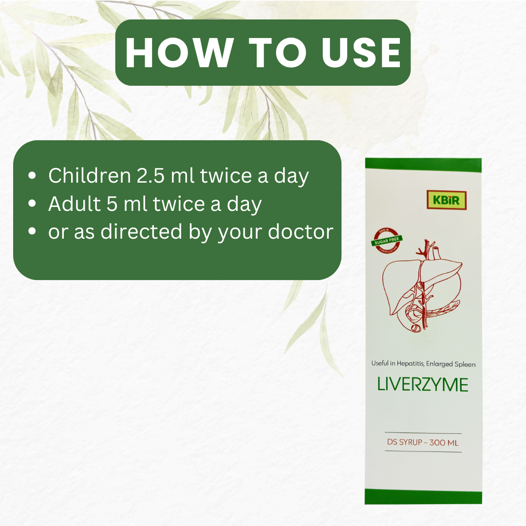 LIVERZYME DS SYRUP 300 ML (Sugar Free)